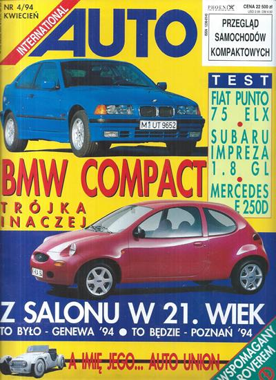 Auto International numer 4/1994 okładka
